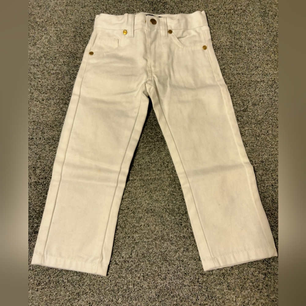 Fly Society, white toddler pants (3T) boy